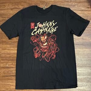 Johnny Gargano Carnage T-Shirt XL WWE NXT Marvel Style Wrestling Tee